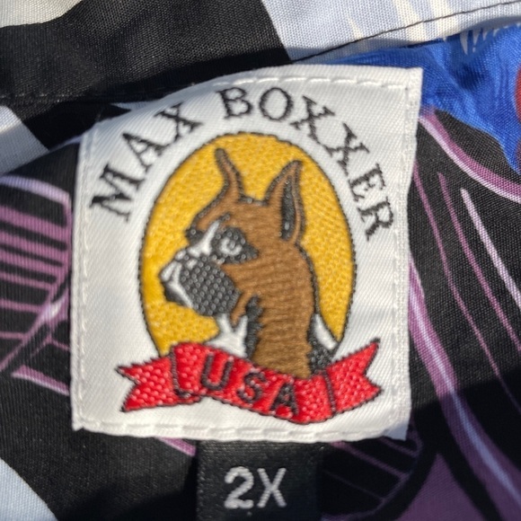Mens max boxxer button up shirt. 2XL - Picture 5 of 5